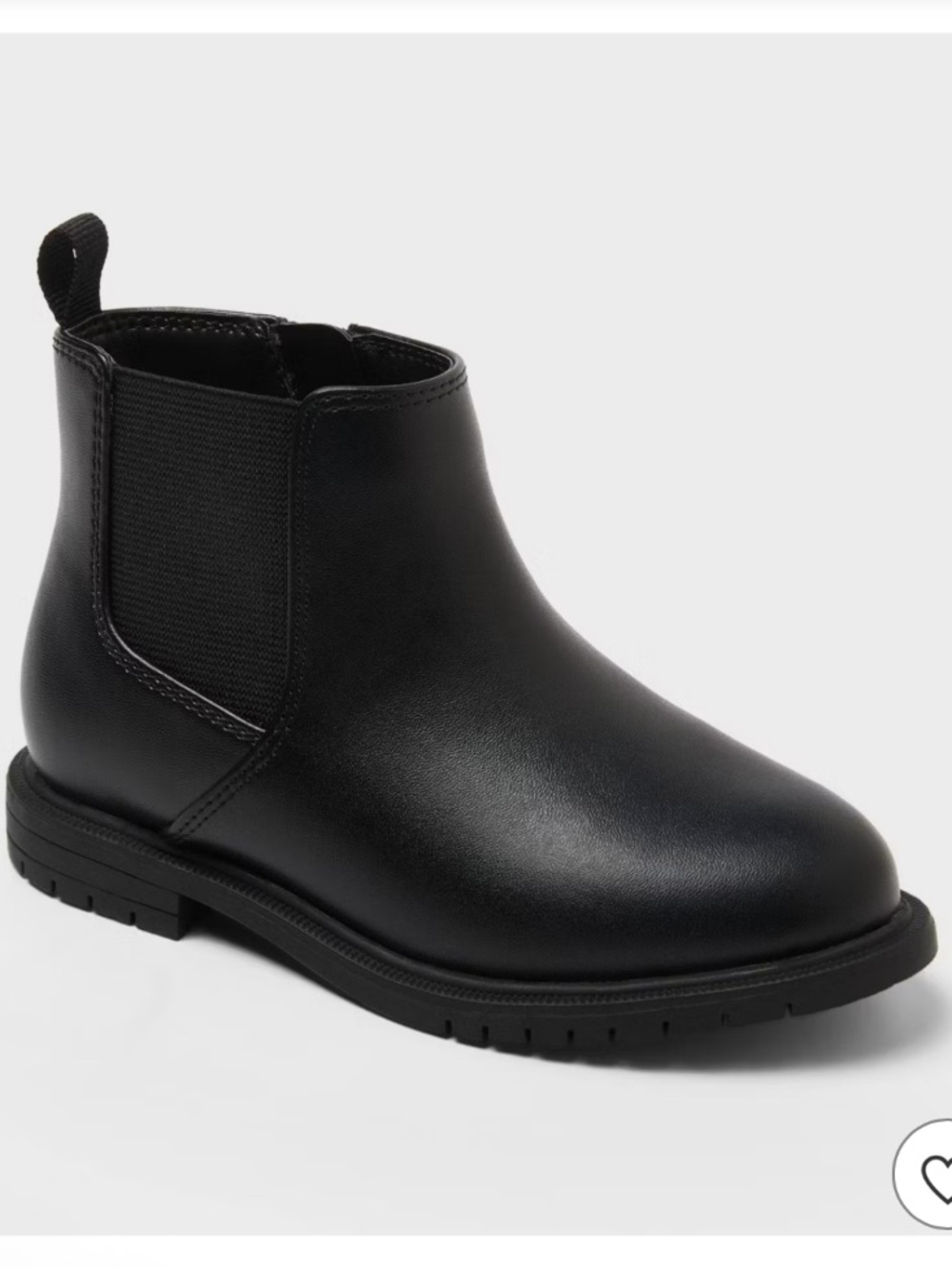 Cat & Jack Tanner Chelsea Boots Black Toddler Size 11 New NWT